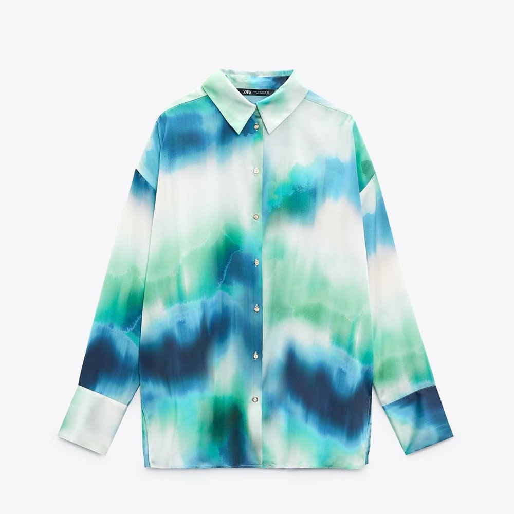 Oversized tie dye shirt